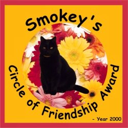 Smokey's Friendship award