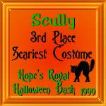 Scully 3rd Place Hope's Club Halloween